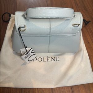 Polene Mokki bag textured chalk